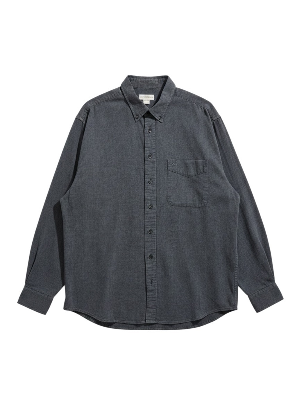 Cutter & Buck Men's Big & Tall Nailshead Button Down Shirt Grey Cotton 2XB/2XT